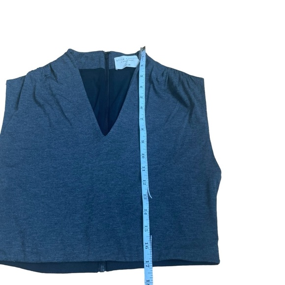 Alice and Olivia Air Kelis Cropped Top V-neck Sleeveless Gray Jersey Tank
Size 8 - Picture 12 of 14